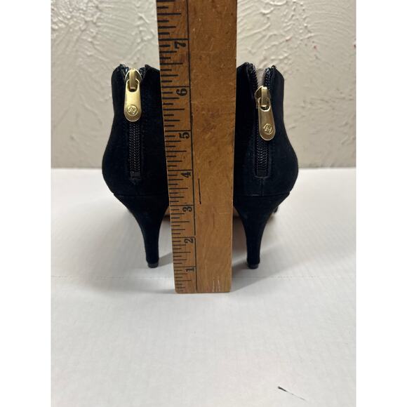 Adrienne Vittadini Peep Toe Bootie Suede Pencil Heel Womens Size 9‎ NWOT - Picture 3 of 5